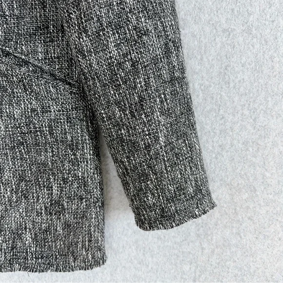 House of Harlow X Revolve Jacket Womens Small Black White Silver Blazer Holiday